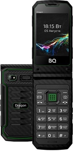 Кнопочный телефон BQ BQ-2822 Dragon (зеленый)