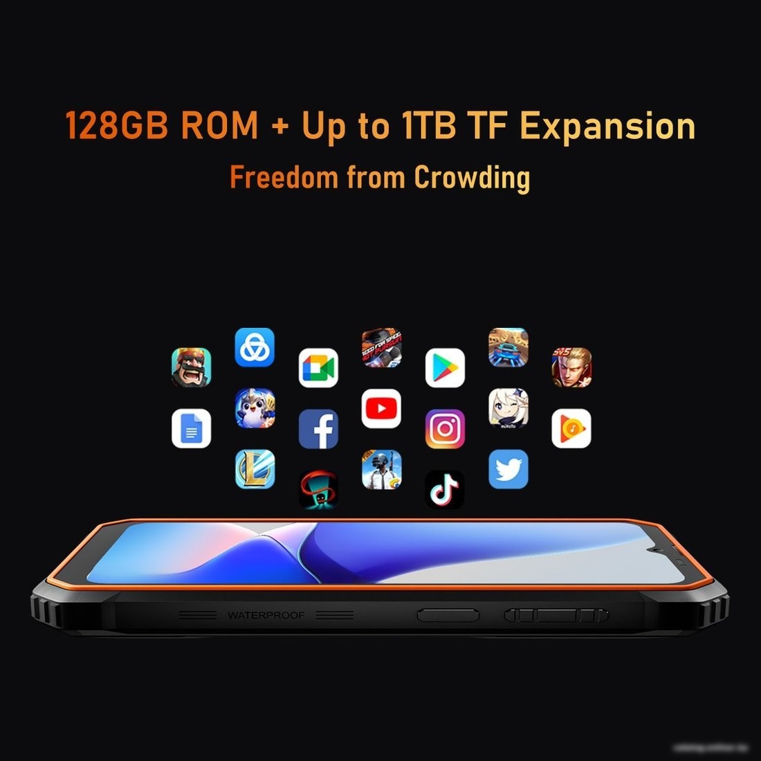 Телефон Blackview BV6200 Pro 6GB/128GB (черный)