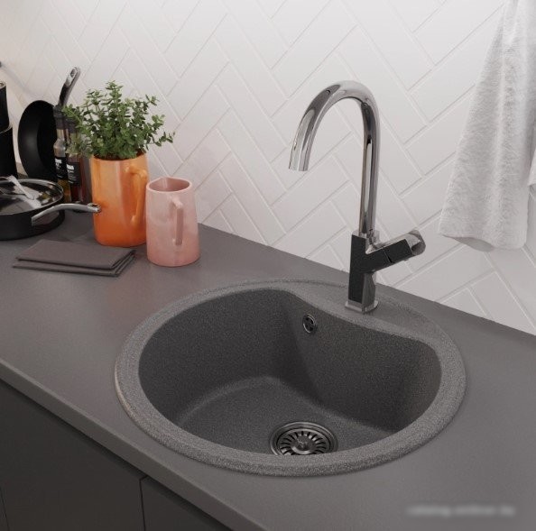 Кухонная мойка Mixline ML-GM09 551803 (графит)