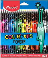 Набор цветных карандашей Maped Color Peps Monster 862624 (24 цв)