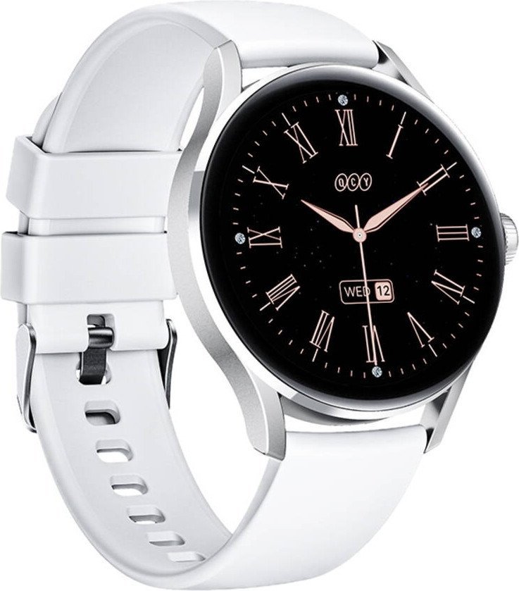 Умные часы QCY Watch Elite (серебристый)