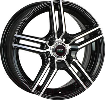 Литые диски Megami MGM-1 15x6" 4x100мм DIA 60.1мм ET 36мм BKF