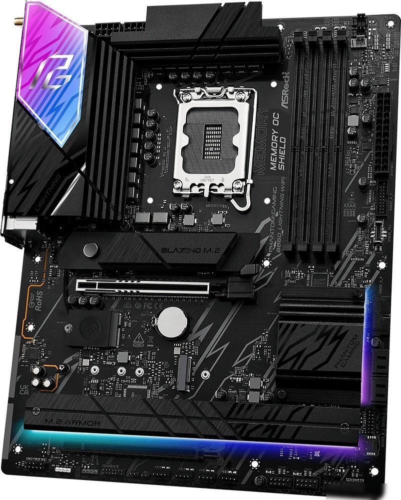 Материнская плата ASRock B860 Lightning WiFi Phantom Gaming