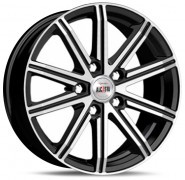 Литые диски Alcasta M64 16x6.5" 5x112мм DIA 57.1мм ET 42мм BKF