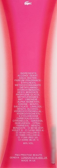 Lacoste Touch of Pink EdT (90 мл)