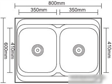 Кухонная мойка Ledeme L98060B