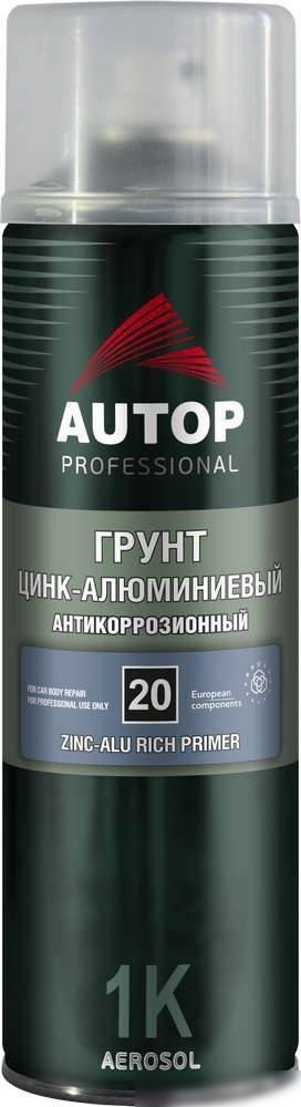 Автомобильный грунт Autop цинк-алюминиевый антикоррозионный - Аэрозоль 650 мл №20 Автомобильный грунт Autop цинк-алюминиевый антикоррозионный - Аэрозоль 650 мл №20