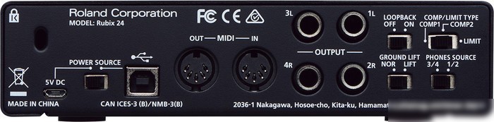 Аудиоинтерфейс Roland Rubix 24