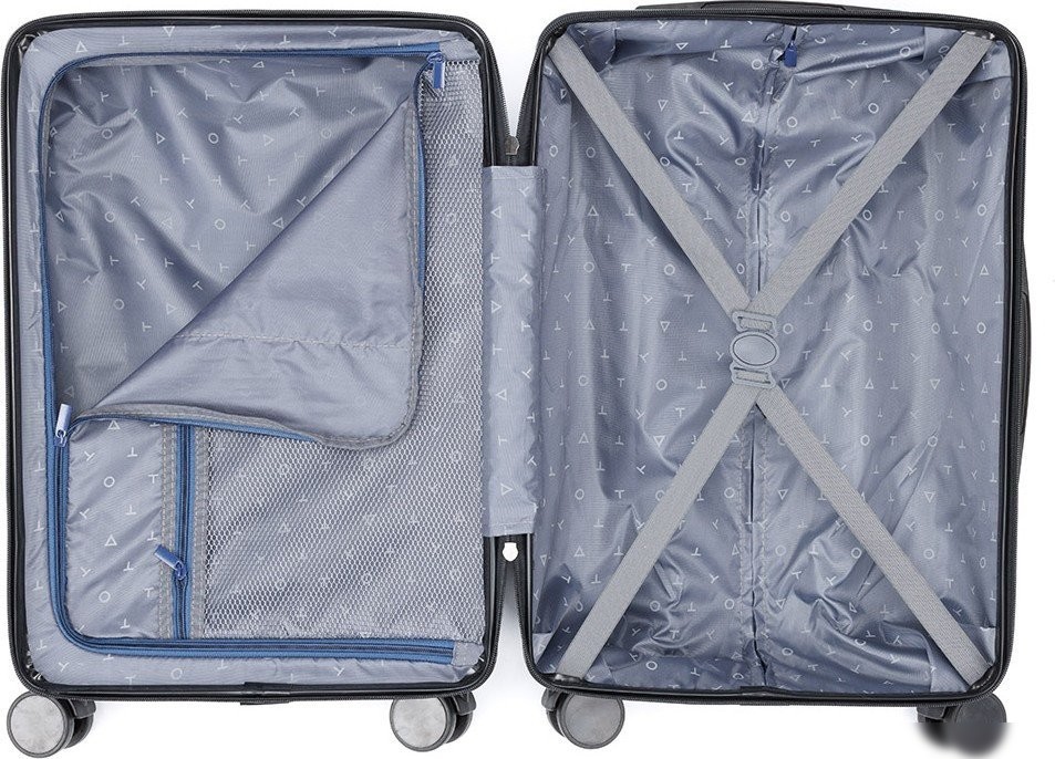 Чемодан Torber Onego T2081BLS (синий)