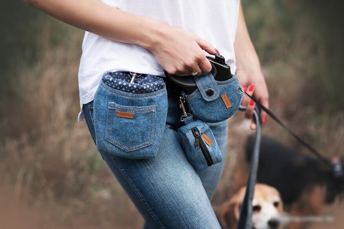 Сумка для лакомств Amiplay Denim 271753 (темно-синий)