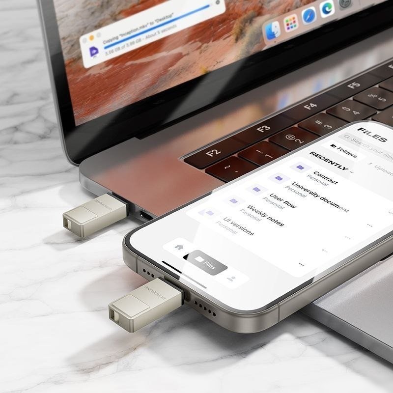 USB Flash Borofone BUD6 32GB (серебристый)