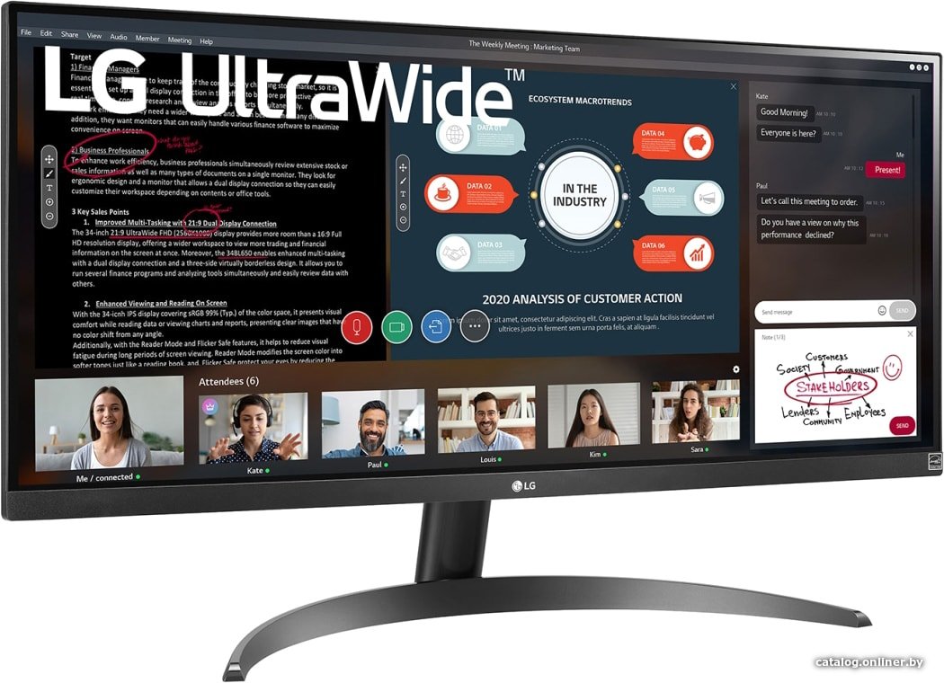 Монитор LG UltraWide 29WP500-B