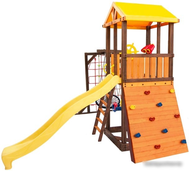 Игровой комплекс Perfetto Sport Pitigliano-11 + качели Паутина