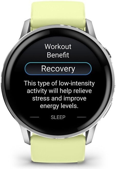 Умные часы Garmin Venu 4 45 мм (серебристый/желтый)
