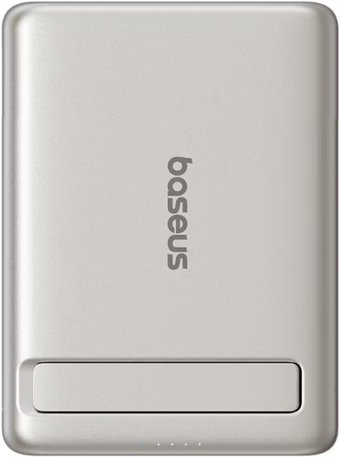 Внешний аккумулятор Baseus PicoGo AM31 Mini Magnetic Power Bank with Stand 20W 5000mAh (титановый)