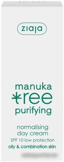 Ziaja Крем дневной нормализующий Manuka Tree SPF 10 50 мл