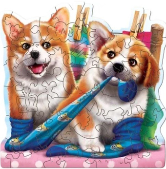 Пазл Нескучные игры Dogs in the socks 8419/36