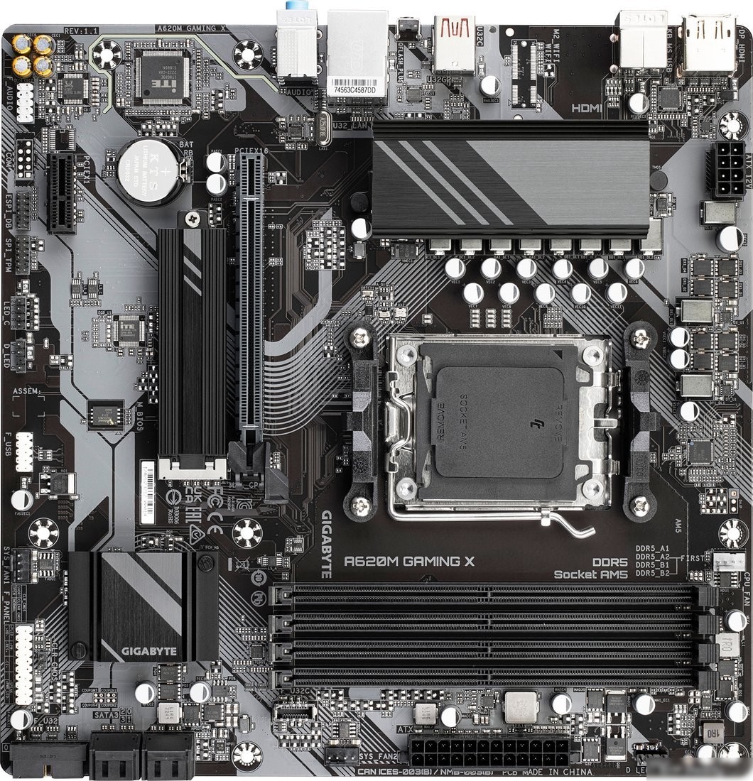 Gigabyte A620M Gaming X (rev. 1.1)