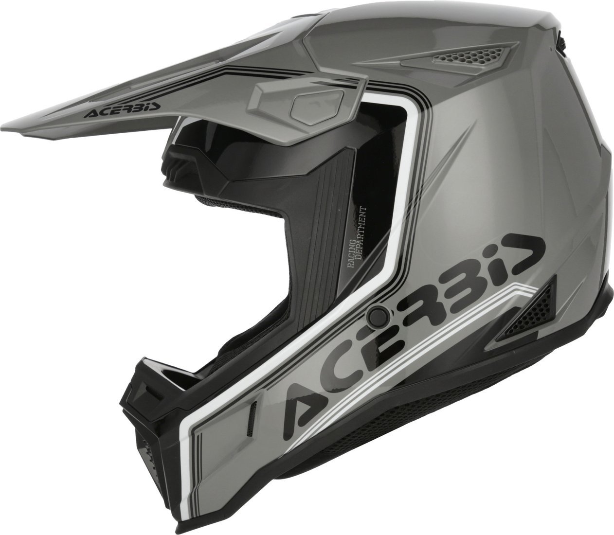 Мотошлем Acerbis Whoops Graphic 0026829.293.068 (XL, серый/черный)