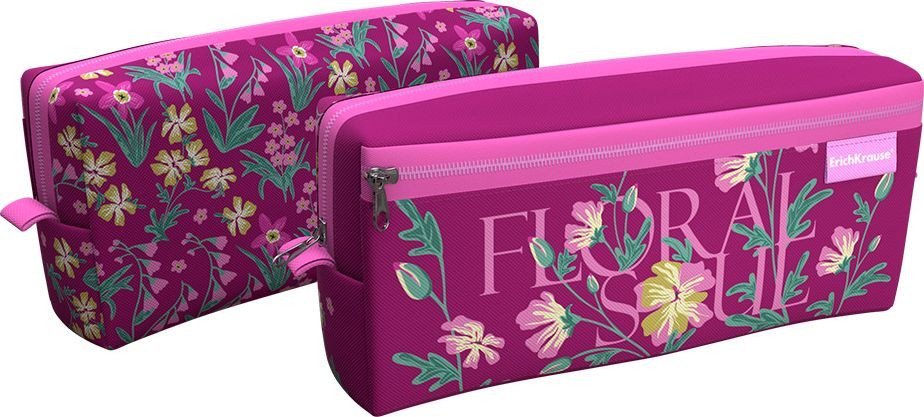 Пенал Erich Krause Floral Soul 63031