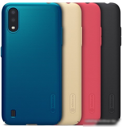 Чехол Nillkin Super Frosted Shield для Samsung Galaxy A01 (красный)