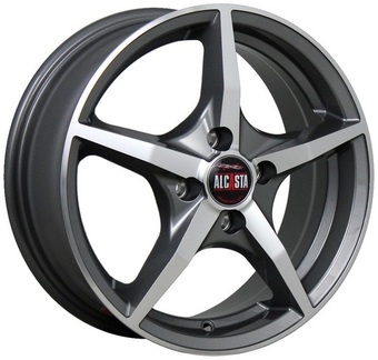 Литые диски Alcasta M56 15x6" 4x100мм DIA 60.1мм ET 50мм GMF