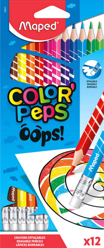 Набор цветных карандашей Maped Color Peps Oops 832812 (12 цв)