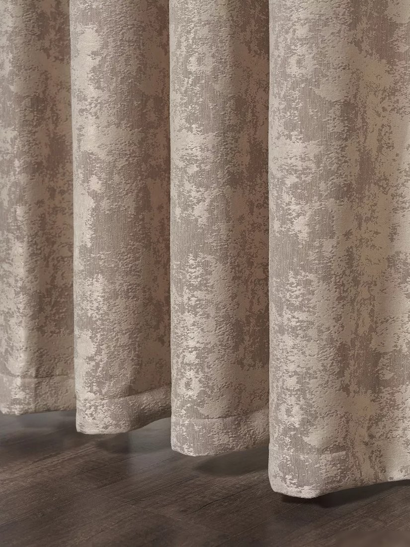 Комплект штор Mio Tesoro Мрамор 150x270 (2 шт, бежевый)
