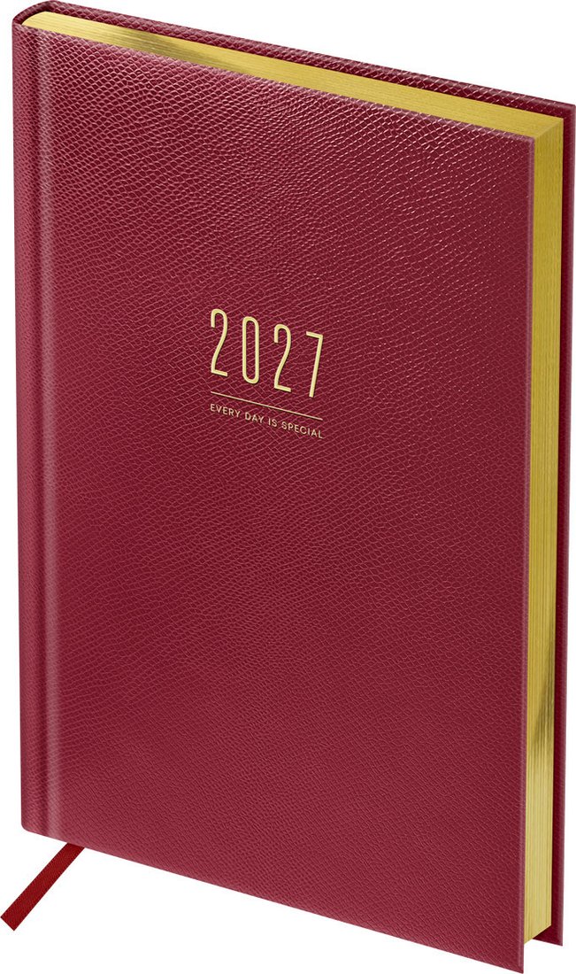 Ежедневник BG Dallas 2027г DdА4_68061 (176л, темно-красный)