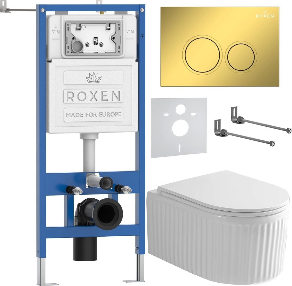 Унитаз подвесной Roxen StounFix Dual Fresh 968254