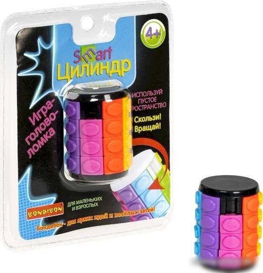 Головоломка Bondibon Smart Цилиндр 4 ряда ВВ4723