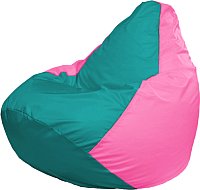 Кресло-мешок Flagman Груша Мега XXXL Г3.1-295 (бирюзовый/розовый)