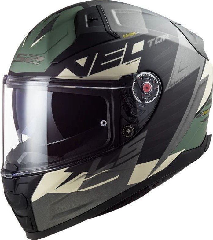 Мотошлем LS2 FF811 Vector II Absolute (XXL, матовый черный/серебристый)