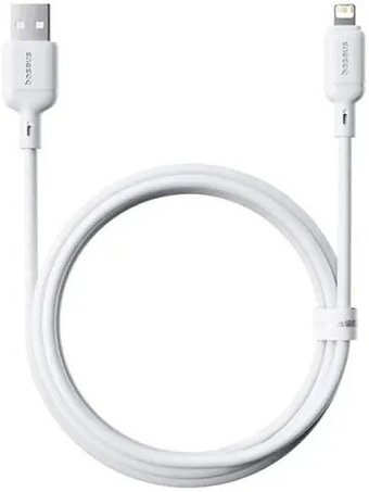 Кабель Baseus Silky Series Fast Charging Cable USB Type-A - Lightning (1 м, белый)