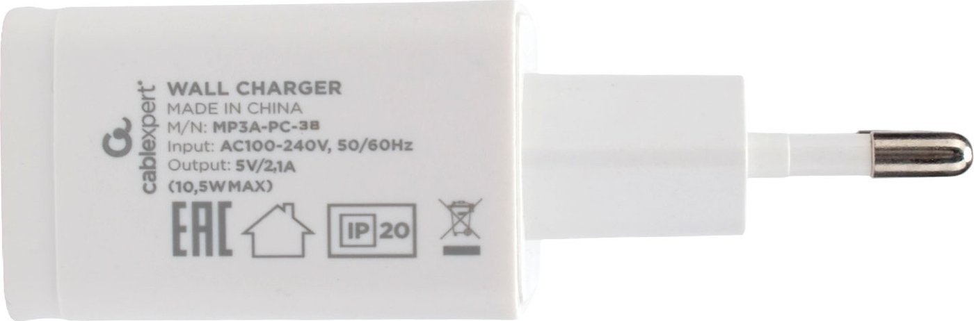 Сетевое зарядное Cablexpert MP3A-PC-38