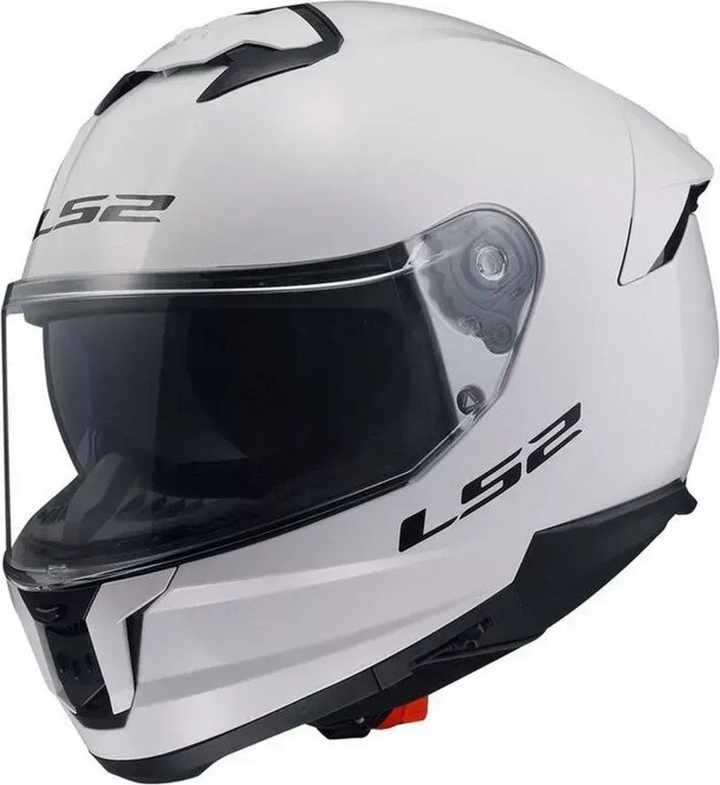 Мотошлем LS2 FF808 Strem II 06 (XS, белый глянцевый)