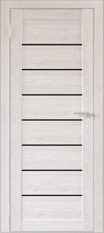 Межкомнатная дверь Юни Бона 01 (ч) 90x200 (лиственица сибиу/черное белое)