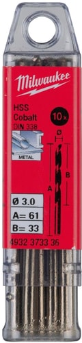 Набор оснастки Milwaukee 4932373337 (10 предметов)
