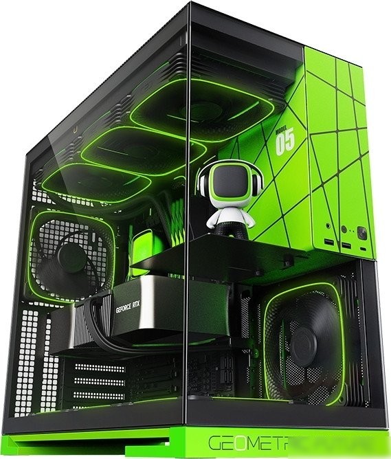 Корпус Geometric Future Model 5 5FAN NV Style Limited Edition