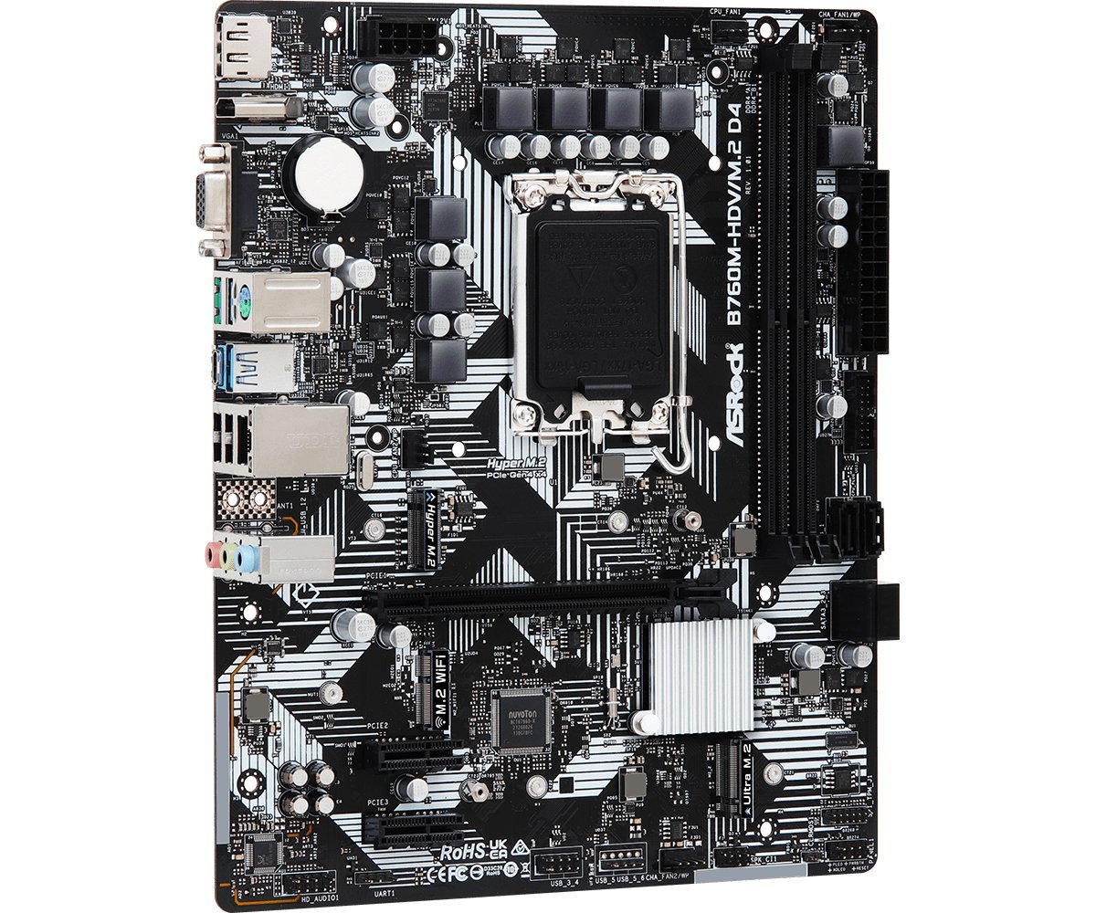 Материнская плата ASRock B760M-HDV/M.2 D4