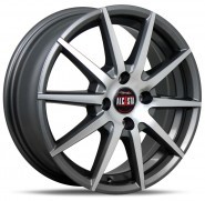 Литые диски Alcasta M53 16x6.5" 5x100мм DIA 57.1мм ET 35мм GMF