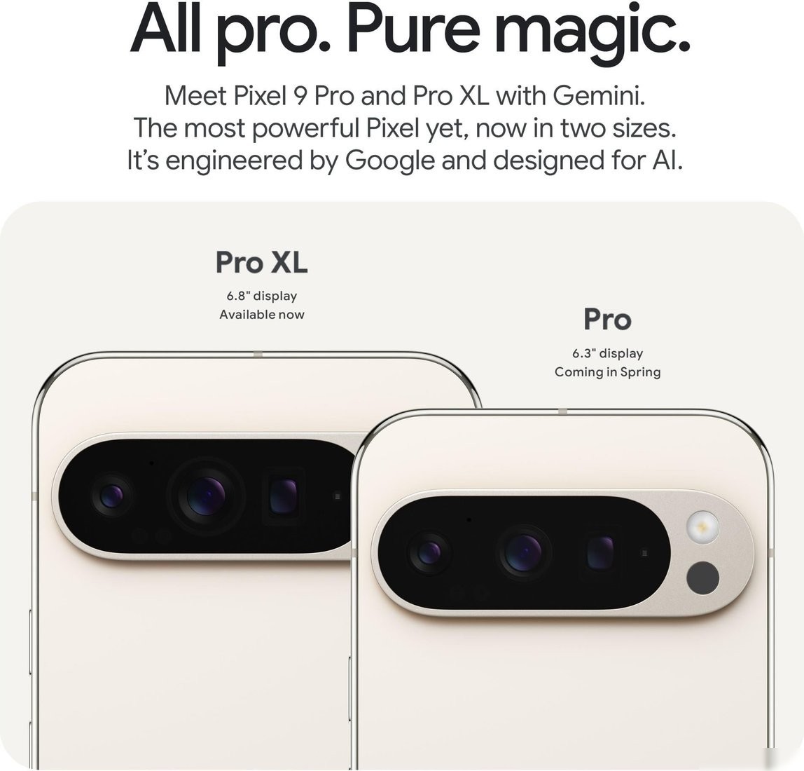Телефон Google Pixel 9 Pro 16GB/128GB (фарфор)