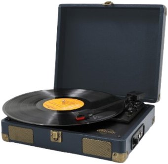 Виниловый проигрыватель Ritmix LP-100 (темно-синий)