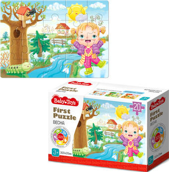 Мозаика/пазл Baby Toys Времена года. Весна 04159