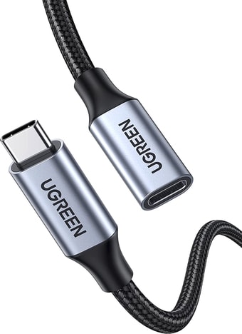 Кабель Ugreen US372 30205 USB Type-C - USB Type-C (1 м, черный)
