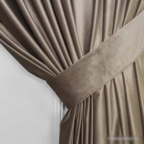 Штора Mio Tesoro Velvet 1.5x2.6 м (капучино)
