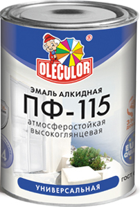 Эмаль Olecolor ПФ-115 универсальная 1.9кг (бежевый)