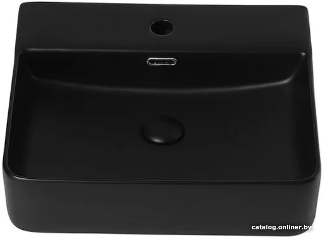 Умывальник Abber Rechteck AC2203MB (черный матовый)