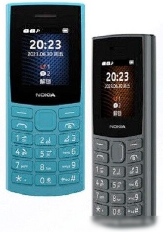 Кнопочный телефон Nokia 105 (2023) Dual SIM TA-1557 (бирюзовый)