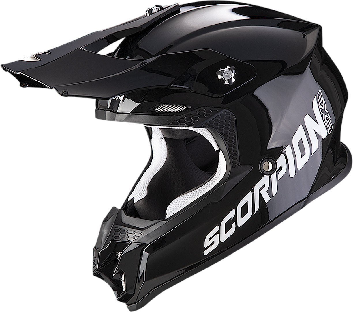 Мотошлем Scorpion Exo VX-16 Evo Air Solid (р. XL, черный)